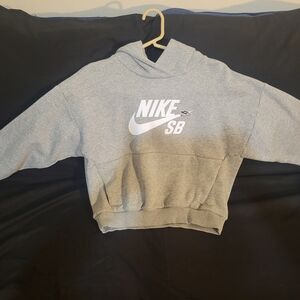 Nike SB Heather Gray Hoodie